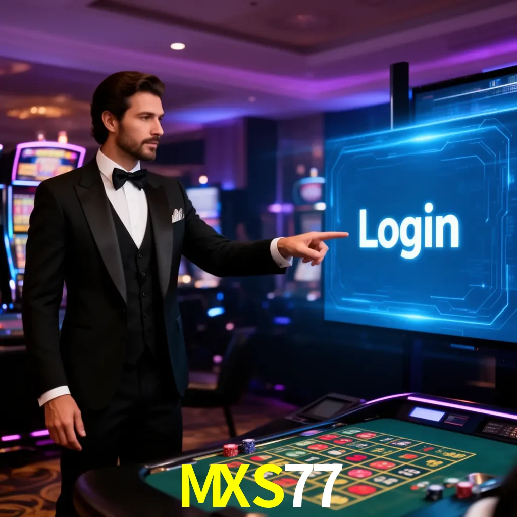 MXS77 Login - OTP, cuenta y soporte Pantalla MXS77 Login con OTP, contraseña, cuenta segura y soporte móvil